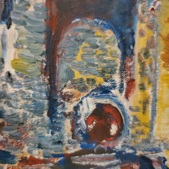 Impressionist Paris Street Original Oil Painting Impressionist by Listed Artist - Picture 5 of 7